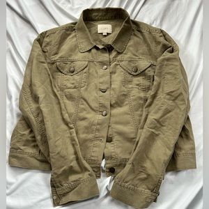 LOFT green lightweight jacket